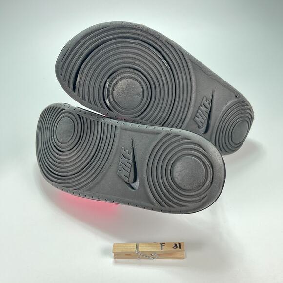 Nike Offcourt Slide Black Pink Comfort Slip On Sandal BQ4632-604 Women's Size 10 - Picture 9 of 9